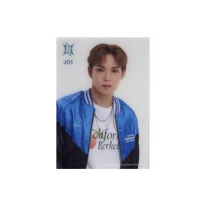 中古コレクションカード(男性) JO1/與那城奨/CD「MIDNIGHT SUN」HMV特典クリアト...