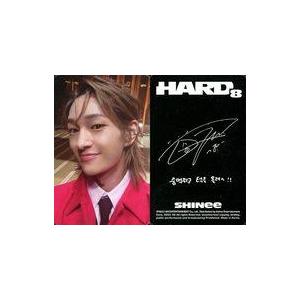 中古コレクションカード(男性) SHINee/ONEW(オニュ)/裏面黒・文字白・印刷サイン入り/CD「HARD」(Digipack Ver.)フォトカード