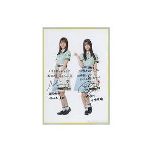 中古生写真(坂道シリーズ) 佐々木美玲・小坂菜緒/印刷サイン、メッセージ入り/CD「Am I rea...
