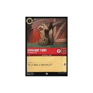中古Disney Lorcana 124/204[C]：Sergeant Tibbs Courage...