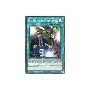 中古遊戯王 OP14-DE010[SR]：U.A. Signing Deal/Ｕ.Ａ.フラッグシップ...