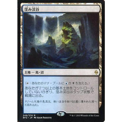 中古マジックザギャザリング [R]：窪み渓谷/Sunken Hollow