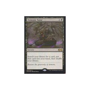 中古マジックザギャザリング [R]：【FOIL】Demonic Tutor/悪魔の教示者