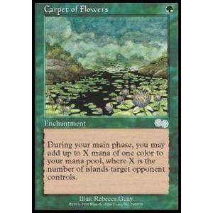 中古マジックザギャザリング 240/350[U]：【USG】Carpet of Flowers/花の...