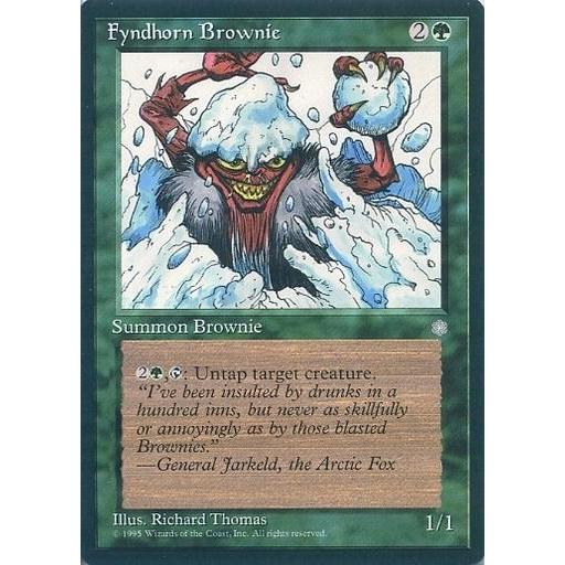 中古マジックザギャザリング [C]：Fyndhorn Brownie/フィンドホーンのブラウニー