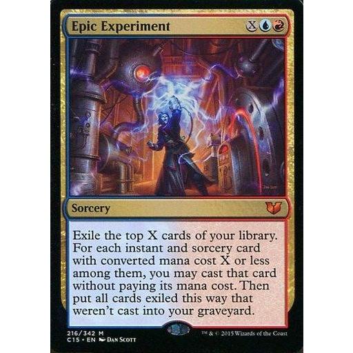 中古マジックザギャザリング 216/342[神話R]：【C15】Epic Experiment/世紀...