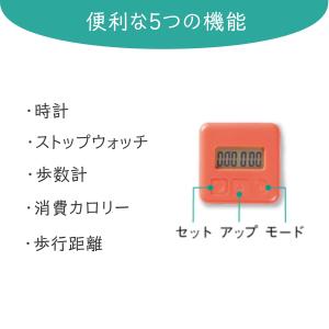 【2個セット:送料無料】ウォーキングウォッチ ...の詳細画像2