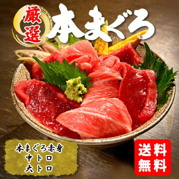 送料無料 お歳暮 冬ギフト《本まぐろ尽くし》本まぐろ赤身 中トロ 大トロ 贅沢グルメ 贈り物 お祝い...