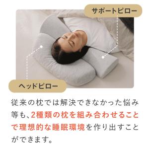 [公式]【首と肩のことだけを考えたダブル枕プラ...の詳細画像5