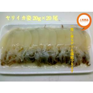 寿司 寿司ネタ ヤリイカ姿 20ｇ×20枚 やりいか 下足付き げそ付き 生食用 のせるだけ 刺身用...