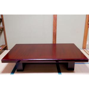 中古】輪島塗 座卓 テーブル 沈金 蒔絵 W1510×D900×H315mm 伝統工芸 漆