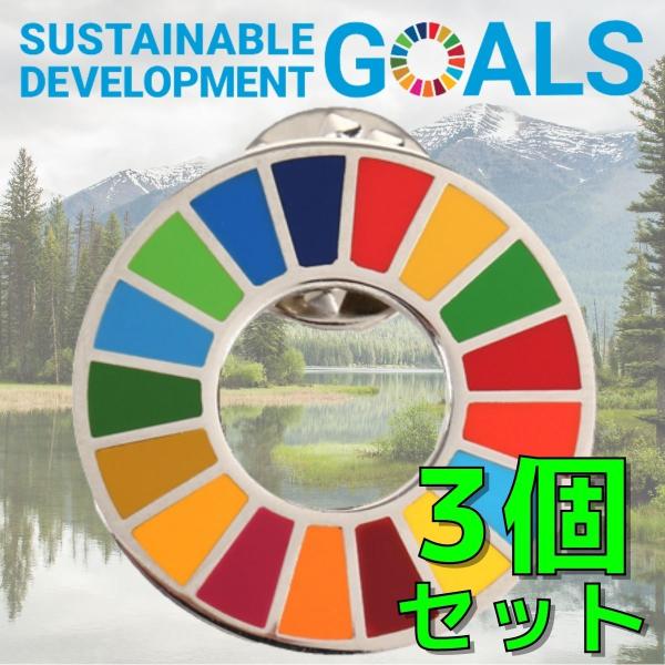 SDGs バッジ 本物 17の目標 ピンバッジ 正規品 国連開発計画ショップ限定 平型タイプ 予備の...