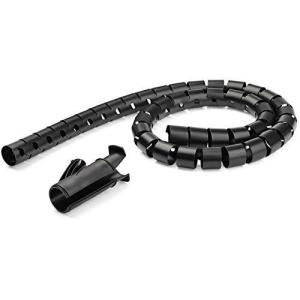 StarTech．com ケーブルまとめ スパイラルチューブ 1.5m 直径45mm ケーブル挿入具付属 目安在庫=