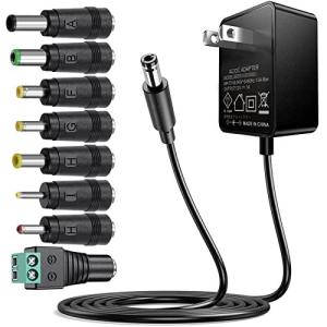 12v 1a ACアダプター dc12v acアダプター PSE認証 変換8種セット