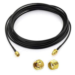 GTIWUNG WIFIアンテナ RP-SMA 延長ケーブル SMA オス - SMA メス RP-SMA オ スがメスへの無線LAN SMA ケーブ