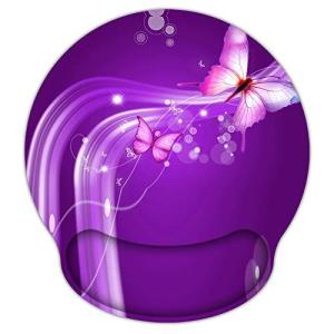 RICHEN マウスパッド リストレスト 一体型 3dマウスパッド手首置き 疲労軽減 低反発リストレスト付き おしゃれ 滑り止め 人間工学デザイン レ