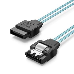 SATA IIIケーブル, CableCreation  18インチSATA III 6.0 Gbps 7ピン - データケーブル ロックラッチ