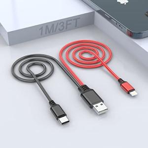 iPhone充電ケーブル 2in1 充電ケーブル 急速充電 PD対応