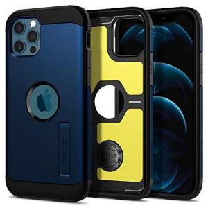 Spigen iPhone12 ケース iPhone12Pro ケース 6.1インチ 対応 米軍MIL規格取得 耐衝撃 三層構造 スタンド付き スマホ