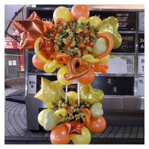バルーンスタンド花(2段) 選べる5色 20000円(税別) 180cm位 設置＆回収無料 東京都 ...