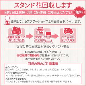 スタンド花(アイアン) 大輪バラ100本 50...の詳細画像4