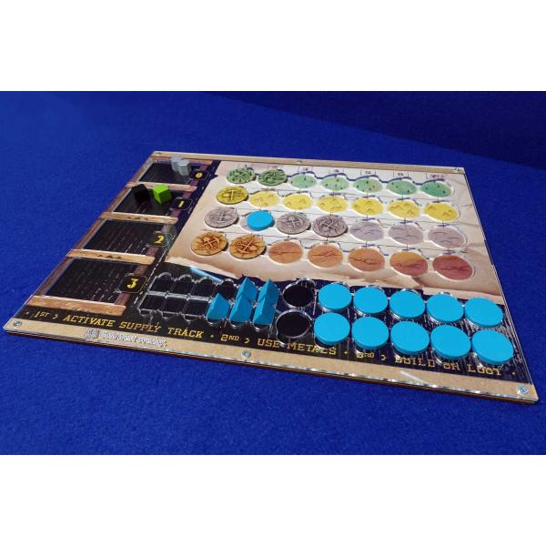 ゴールドウエスト オーバーレイ×4枚セット ボードゲーム オーガナイザー オリジナル オーバーレイ ...