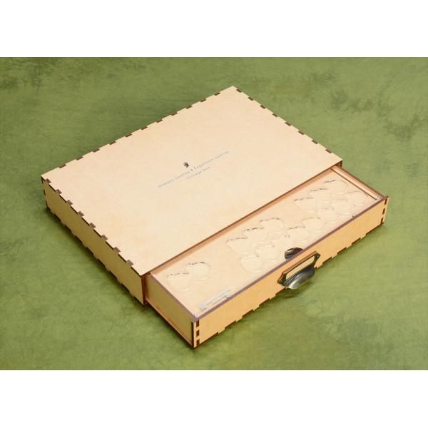 オルレアン拡張【コインカプセル対応】オーバーレイ1枚&amp;収納ボックス【5枚分収納】 ボードゲーム オー...