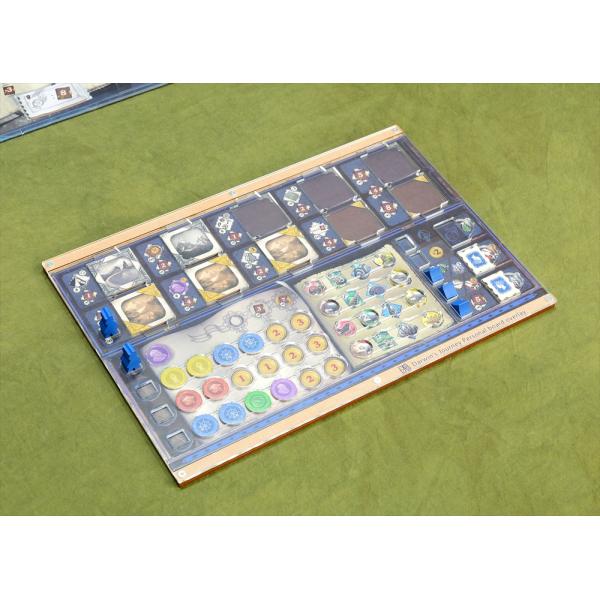 ダーウィンズ・ジャーニー 通常オーバーレイ×4枚&amp;ソロ用オーバーレイ1枚(収納ケース付き) ボードゲ...