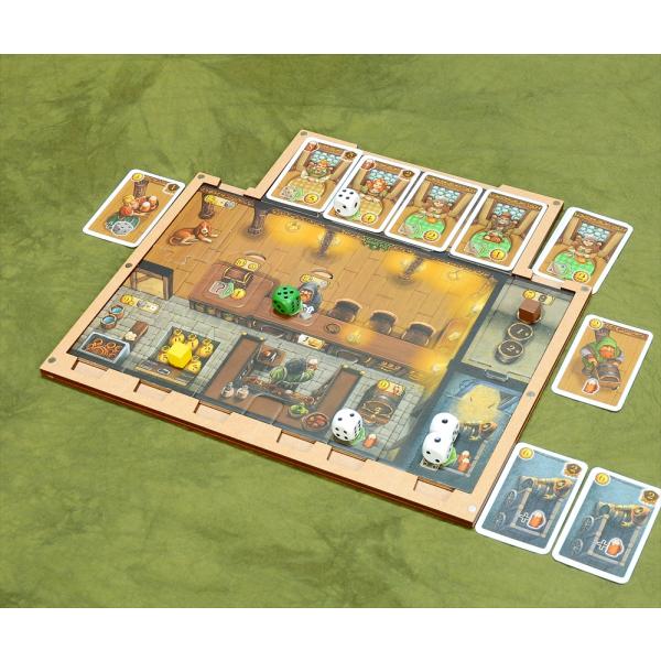 ティーフェンタールの酒場 オーバーレイ×4枚(収納ケース付き) ボードゲーム オーガナイザー 送料無...