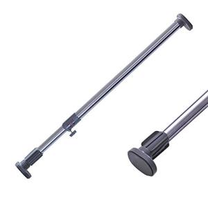 BAOYOUNI 多機能強力太タイプの突っ張り棒 ステンレス シャワーカーテンロッド タイプのつっぱり棒 浴室用ステンレス超強力伸縮棒 つっぱり