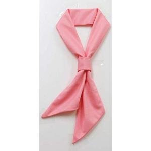 丸和貿易 ひんやりスカーフ ピンク 79×9cm 4008883-04