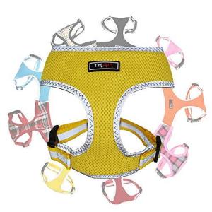 THAIN 犬 ハーネス 中小型犬 胴輪 中型犬 ハーネス 犬 用 ベストハーネス 犬 ペット用品 3M反射材料 訓練 ナイロン製 小型犬 中型