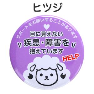 ヘルプマーク 補助 お知らせ バッジ キーホル...の詳細画像2