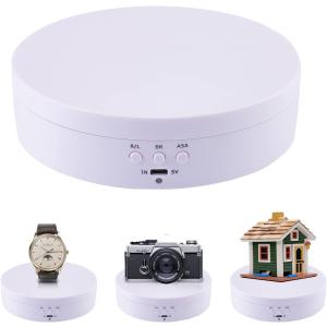 ターンテーブル 自動的に回転 回転台 360度 低消費電力