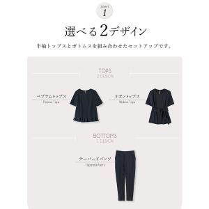 在庫限り 日本製生地 スーツ レディース 夏 ...の詳細画像2