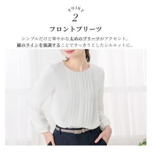 ブラウス レディース 接触冷感 オフィス トッ...の詳細画像2