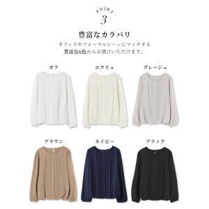 ブラウス レディース 接触冷感 オフィス トッ...の詳細画像3