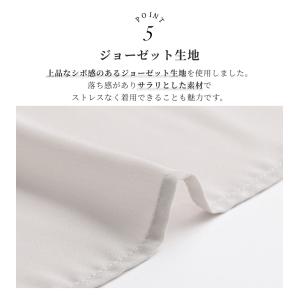 ブラウス レディース オフィス トップス 半袖...の詳細画像5