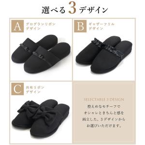 スリッパ レディース フォーマル ヒールスリッ...の詳細画像1
