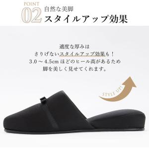 スリッパ レディース フォーマル ヒールスリッ...の詳細画像4