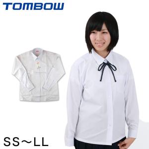 トンボ学生服 女子 長袖カッターブラウス(カッターシャツ) SS〜LL (トンボ TOMBOW) (取寄せ)