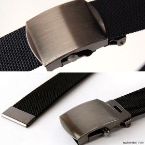 黒光りのバックル 作業用ベルト 110cm・1...の詳細画像4