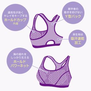 スポーツブラ 揺れない アツギ ずれない 走り...の詳細画像4