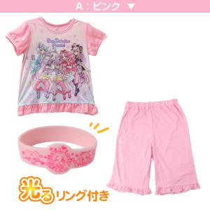 プリキュア パジャマ 半袖 光るパジャマ 名探...の詳細画像2