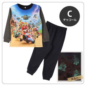 光るパジャマ マリオ パジャマ 裏起毛 長袖 ...の詳細画像5