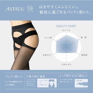 アツギ アスティーグ ストッキング パンティ部...の詳細画像1