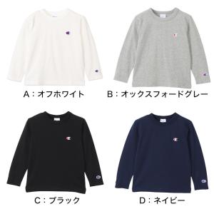 チャンピオン キッズ 綿100% 長袖 Tシャ...の詳細画像2