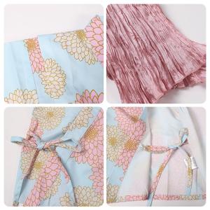 女児 浴衣 ワンピース セット キッズ ワンピ...の詳細画像4