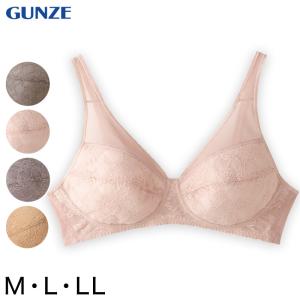 グンゼ 軽ブラ ノンワイヤー ブラジャー レディース 軽い 薄い 速乾 フルカップ M〜LL 下着 女性 楽 夏 ノンワイヤーブラ インナー 薄手 締め付けない