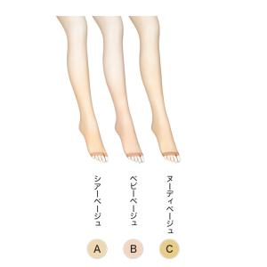 アスティーグ 開 ストッキング オープントウ ...の詳細画像5